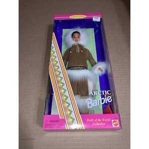 Arctic Barbie 1997 New In Original Box Minty Dolls Of The World Collection